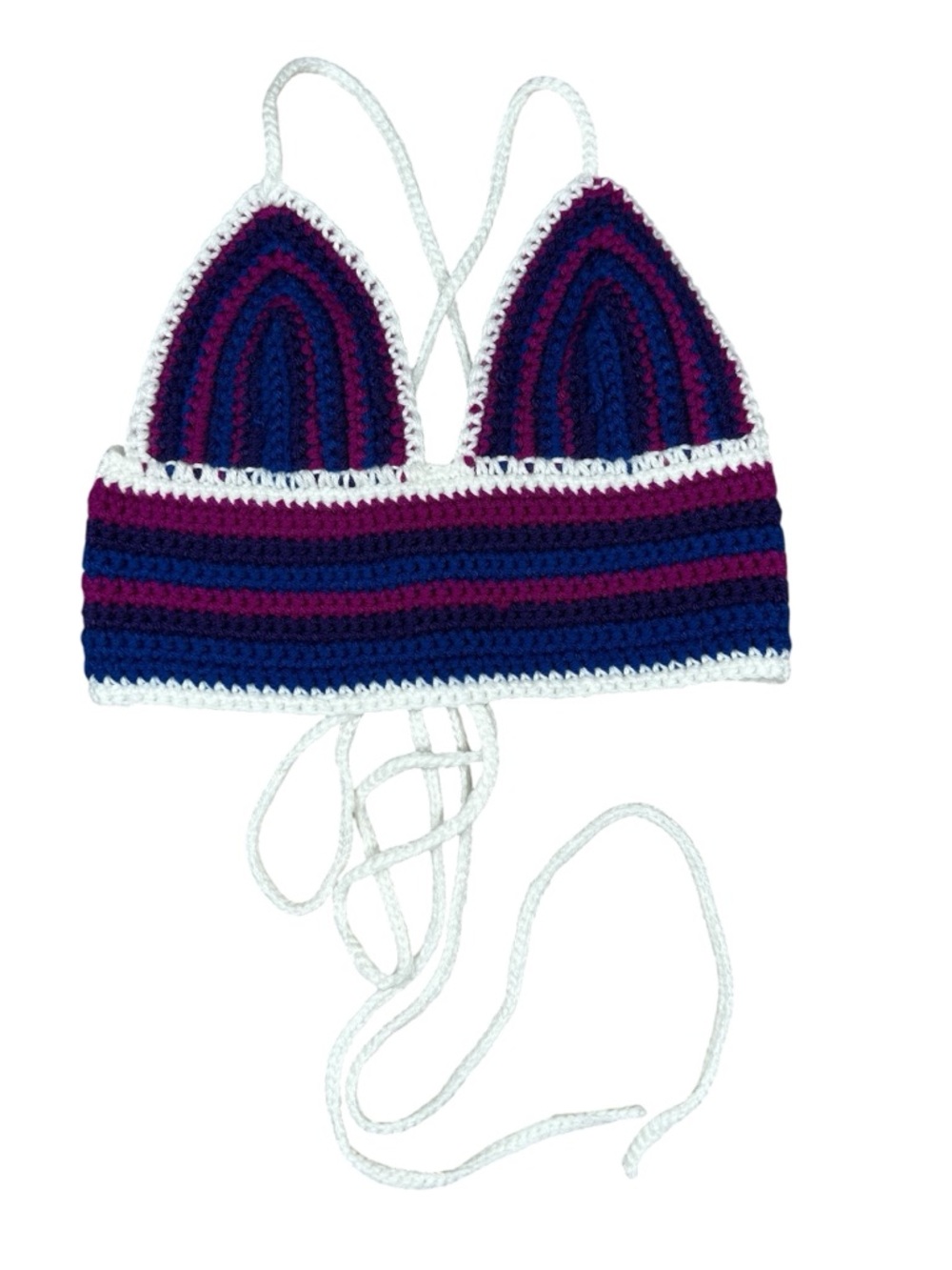 Handmade Crochet Crop Top - Small